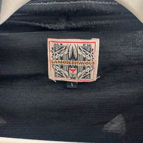 Vintage LMV Short-Sleeve Open Front Cardigan - Picture 10 of 12